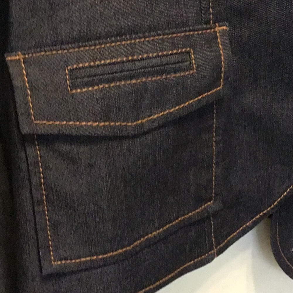Ann Taylor LOFT dark Jean Jacket - Picture 7 of 7